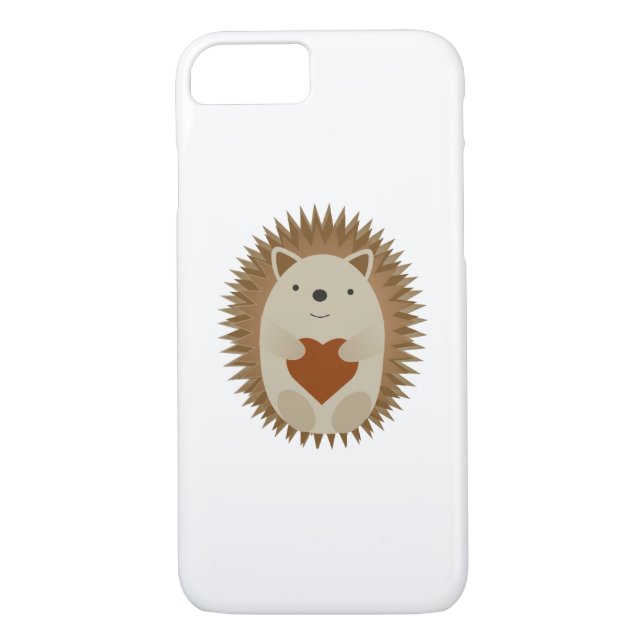 Funda De Case-Mate Para iPhone Hedgehog Heart (Reverso)