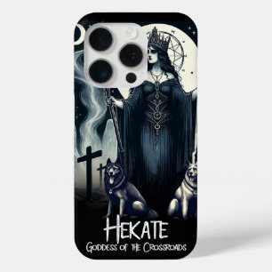 Funda Para iPhone 15 Pro Hekate Diosa de las Encrucijadas Espíritus Fantasm