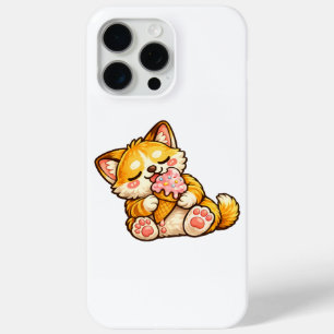 Funda Para iPhone 15 Pro Max Helado de gato lindo