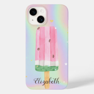 Funda Para iPhone 14 De Case-Mate Helado holográfico de acuarela genial