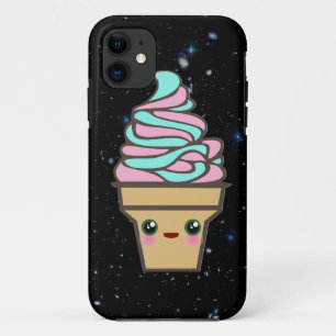 Funda Para iPhone 11 Helado Kawaii Rave En El Espacio