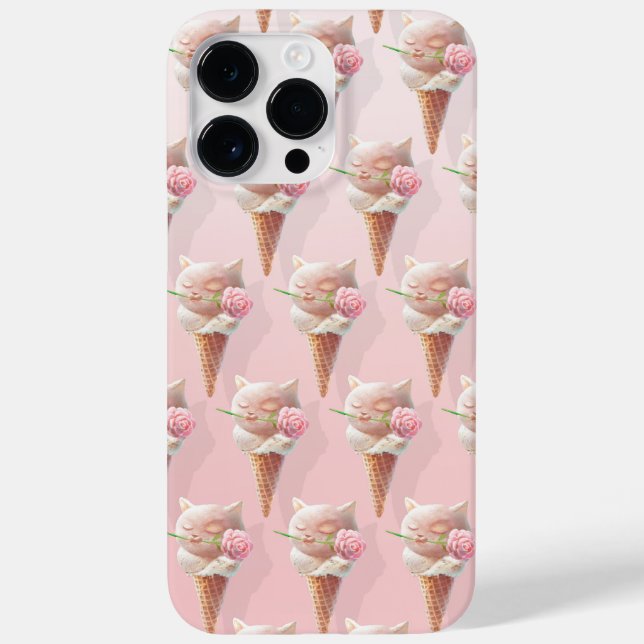 Funda De Case-Mate Para iPhone Helado Kitty - Rosy & Dreamy (Reverso)