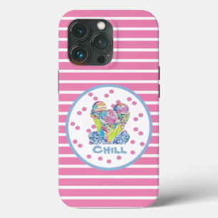 Funda Para iPhone 13 Pro Helado rosa helado frío