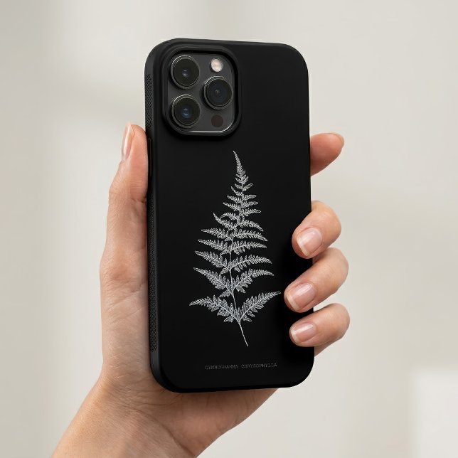 Funda De Case-Mate Para iPhone Helecho Dorado, Gymnogramma Chrysophylla (Golden Fern Frond, Gymnogramma Chrysophylla. iPhone Case)