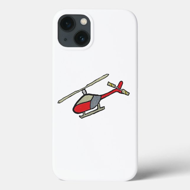 Funda De Case-Mate Para iPhone Helicóptero (Reverso)