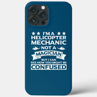 Funda Para iPhone 13 Pro Max Helicóptero Mechanic Apparel Top Funny Mechanics
