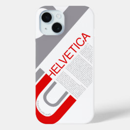 Funda Para iPhone 15 Helvetica Typography | Design