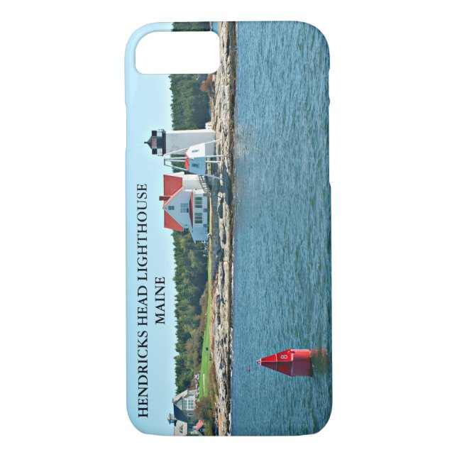 Funda De Case-Mate Para iPhone Hendricks Head Lighthouse, Estuche Maine Phone (Reverso)