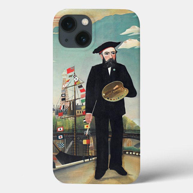 Funda De Case-Mate Para iPhone Henri Rousseau - Paisaje de autoretrato (Reverso)