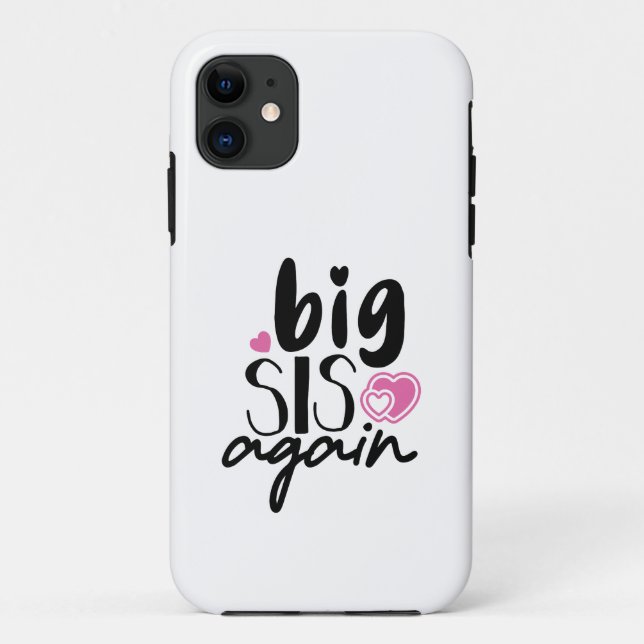 Funda De Case-Mate Para iPhone Hermana Mayor Otra Vez (Reverso)