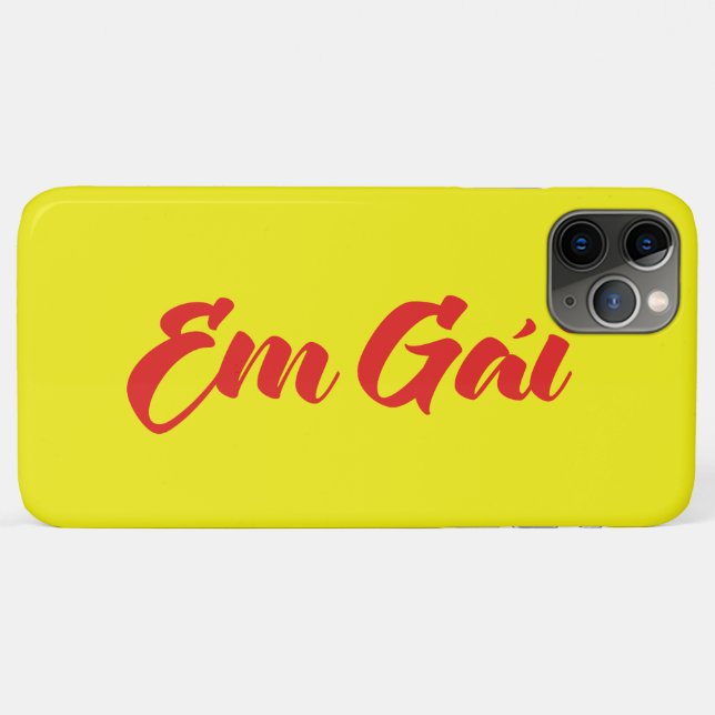 Funda De Case-Mate Para iPhone Hermana vietnamita (joven) - Em Gái ~ Tien Viene (Reverso (horizontal))