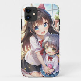 Funda Para iPhone 11 Hermanas de anime