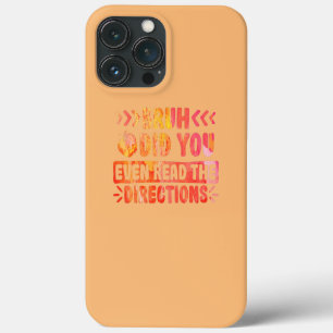 Funda Para iPhone 13 Pro Max Hermano, ¿Leíste Las Instrucciones De Teñido Tie D