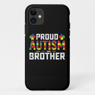 Funda Para iPhone 11 Hermano Orgulloso de Autismo Conciencia Familia Au