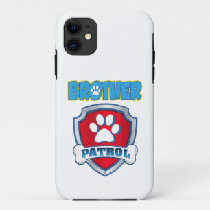 Funda Para iPhone 11 Hermano Patrol Shirt - Perro Mamá Papá Gracioso Re