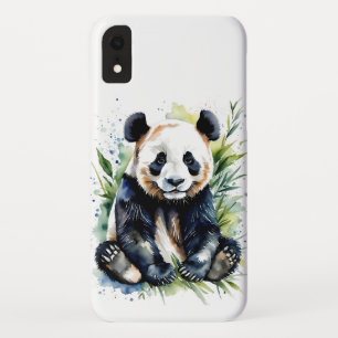 Funda Para iPhone XR Hermosa acuarela Panda Bear