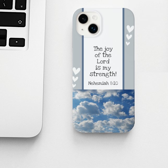 Funda De Case-Mate Para iPhone Hermosa Biblia Verse Nubes Foto Personalizado (Subido por el creador)