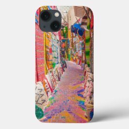 Funda Para iPhone 13 hermosa caja de iphone de pintura de la ciudad mar