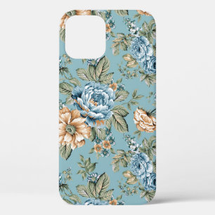 Funda Para iPhone 12 Hermosa flor botánica acuarela sin mar