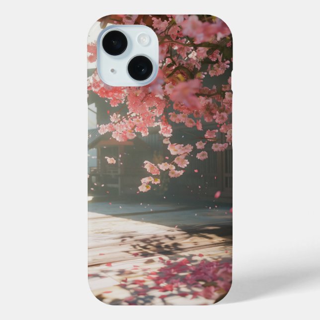 Funda De Case-Mate Para iPhone Hermosa florecimiento de cerezos en Japón (Reverso )