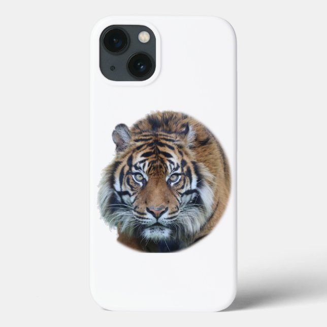 Funda De Case-Mate Para iPhone Hermosa foto del rostro del tigre de Bengala (Reverso)