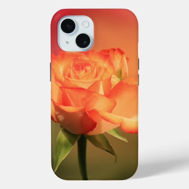 Funda De Case-Mate Para iPhone Hermosa fotografía romántica Rosa (Reverso )