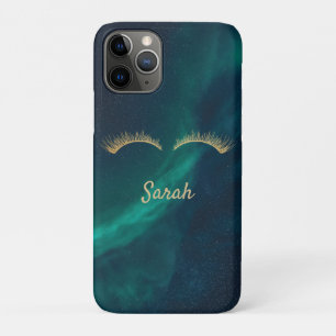 Funda Para iPhone 11 Pro Hermosa Galaxia, Faux Lashies