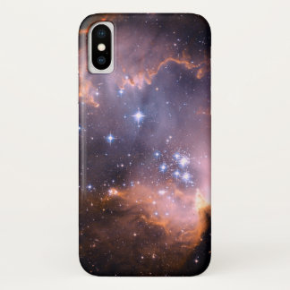Funda Para iPhone XS Hermosa galaxia teñida de Rosa
