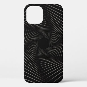 Funda Para iPhone 12 Hermosa línea geométrica de fondo abstracto