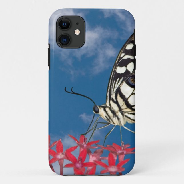 Funda De Case-Mate Para iPhone Hermosa mariposa (Reverso)