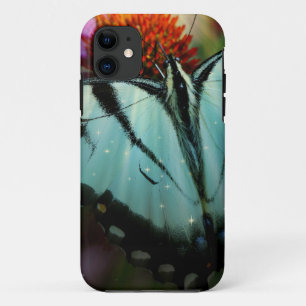 Funda Para iPhone 11 Hermosa mariposa turquesa
