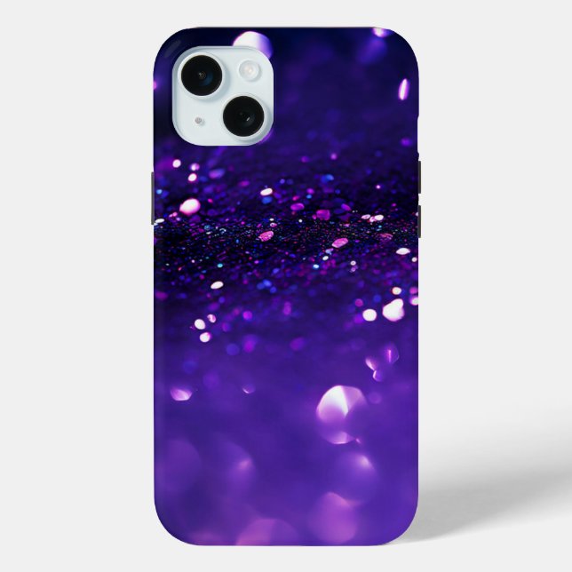 Funda De Case-Mate Para iPhone Hermosa Moda estética púrpura (Reverso )