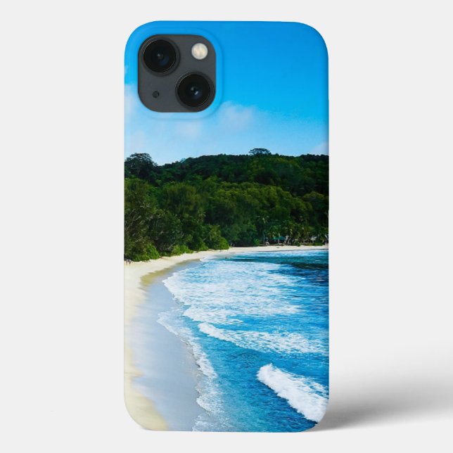 Funda De Case-Mate Para iPhone Hermosa playa  (Reverso)