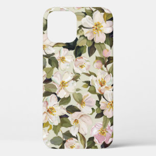 Funda Para iPhone 12 Hermosa primavera floral con ramas de árboles flor