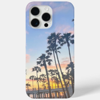 Funda Para iPhone 15 Pro Max Hermosa puesta de sol Naranja en Oceanside Califor