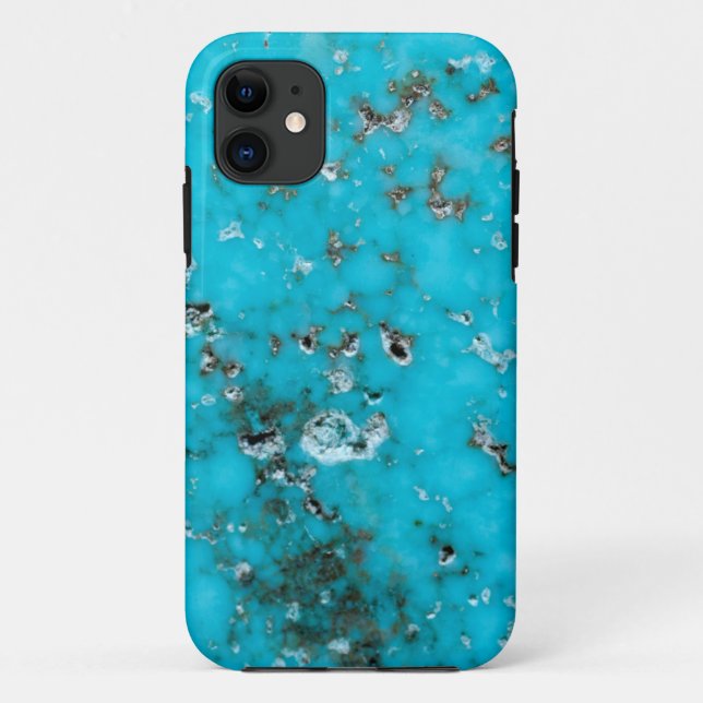 Funda De Case-Mate Para iPhone Hermosa turquesa defectuosa (Reverso)