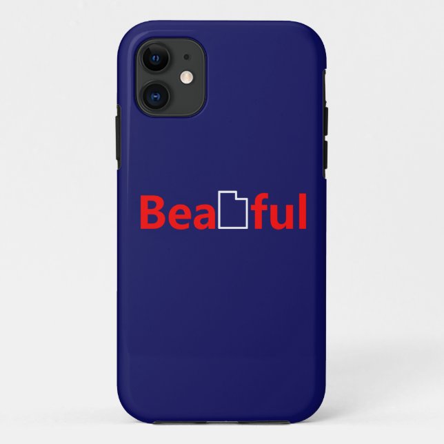 Funda De Case-Mate Para iPhone Hermosa Utah (Reverso)
