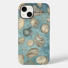 Funda Para iPhone 14 De Case-Mate Hermosas Agujas Vintage En Azul