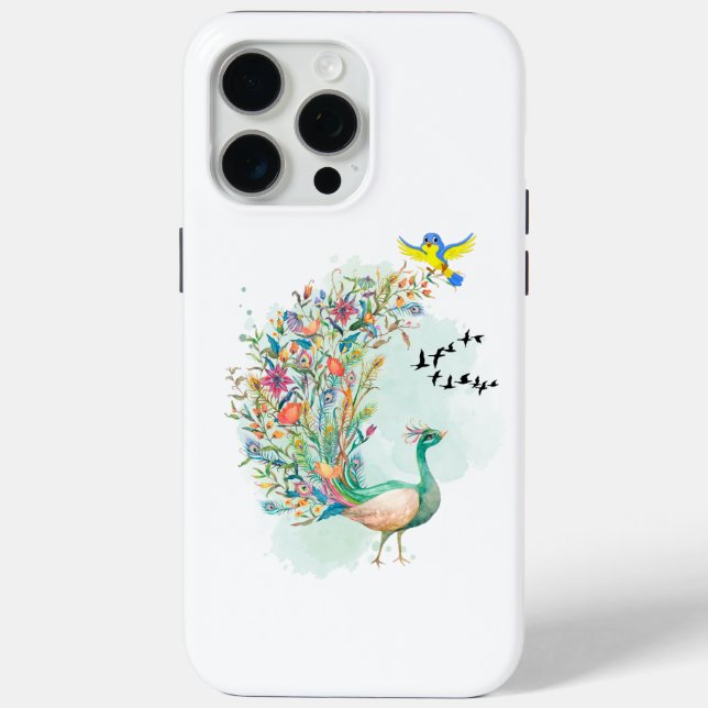 Funda De Case-Mate Para iPhone hermosas aves (Reverso )