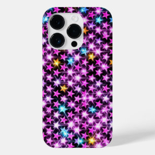 Funda Para iPhone 14 Pro De Case-Mate hermosas estrellas brillantes púrpuras y coloridas