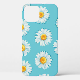 Funda Para iPhone 12 Hermosas flores de margarita sin fisuras
