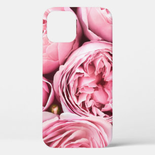 Funda Para iPhone 12 Hermosas flores rosadas florecientes