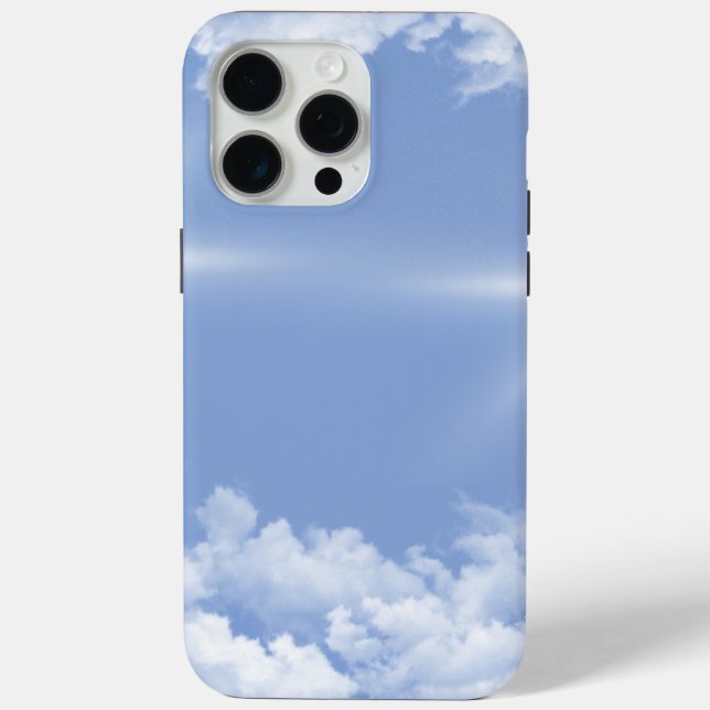 Funda De Case-Mate Para iPhone hermosas nubes (Reverso )