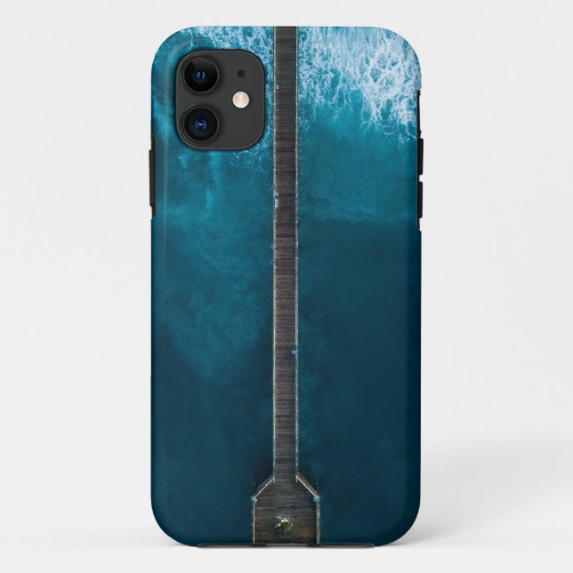 Funda De Case-Mate Para iPhone Hermosas olas oceánicas (Reverso)