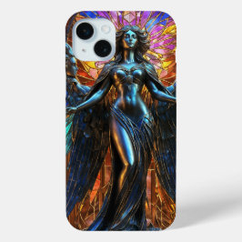 Funda Para iPhone 15 Mini Hermoso Ángel metálico