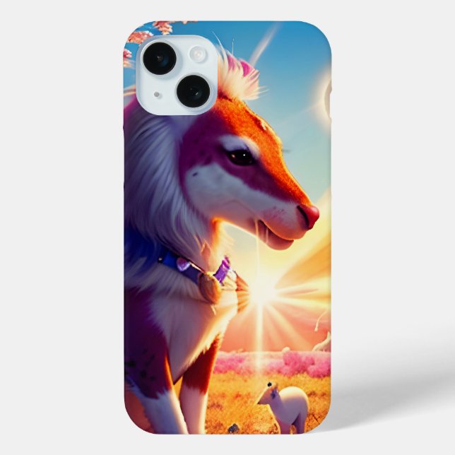 Funda De Case-Mate Para iPhone Hermoso Animal Bonito 2 (Reverso )