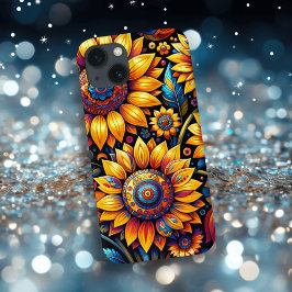 Funda Para iPhone 13 Hermoso arte de girasol hiperrealista