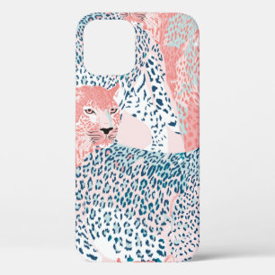 Funda Para iPhone 12 Hermoso arte Leopardo patrón sin fisuras, abstract