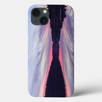 Funda Para iPhone 13 Hermoso atardecer salvaje sobre la foto del lago