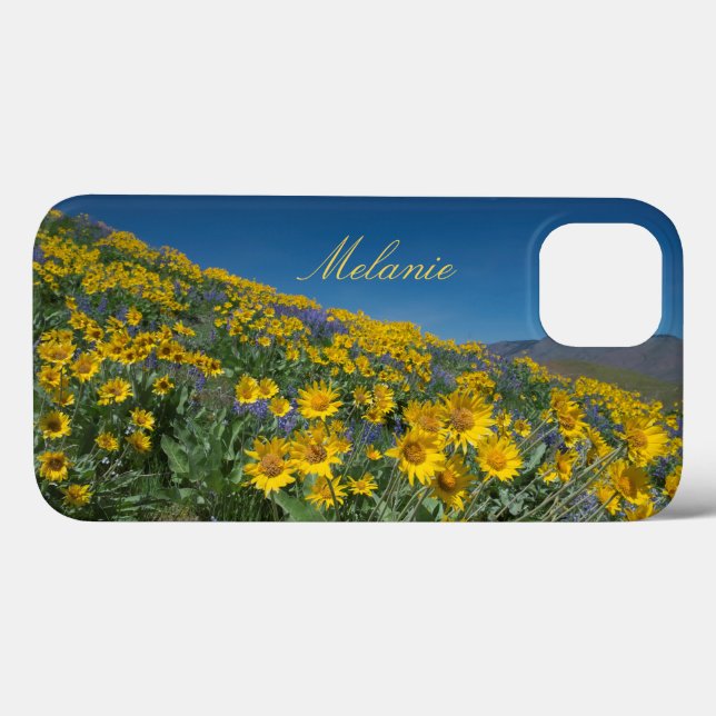 Funda De Case-Mate Para iPhone Hermoso Bloom Balsamroot (Reverso (Horizontal))